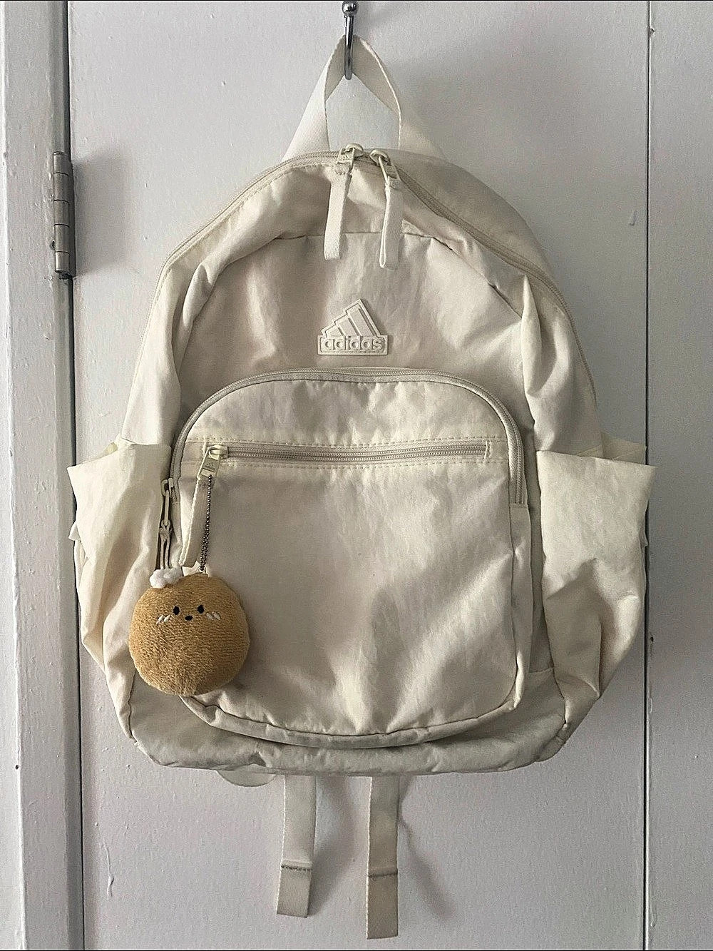 adidas White Backpack with free charm!
